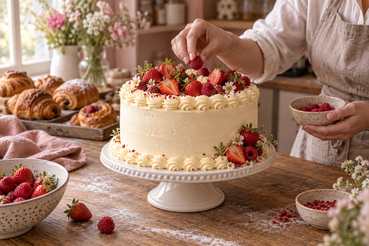 Hearthstone Bakery campaign food photography