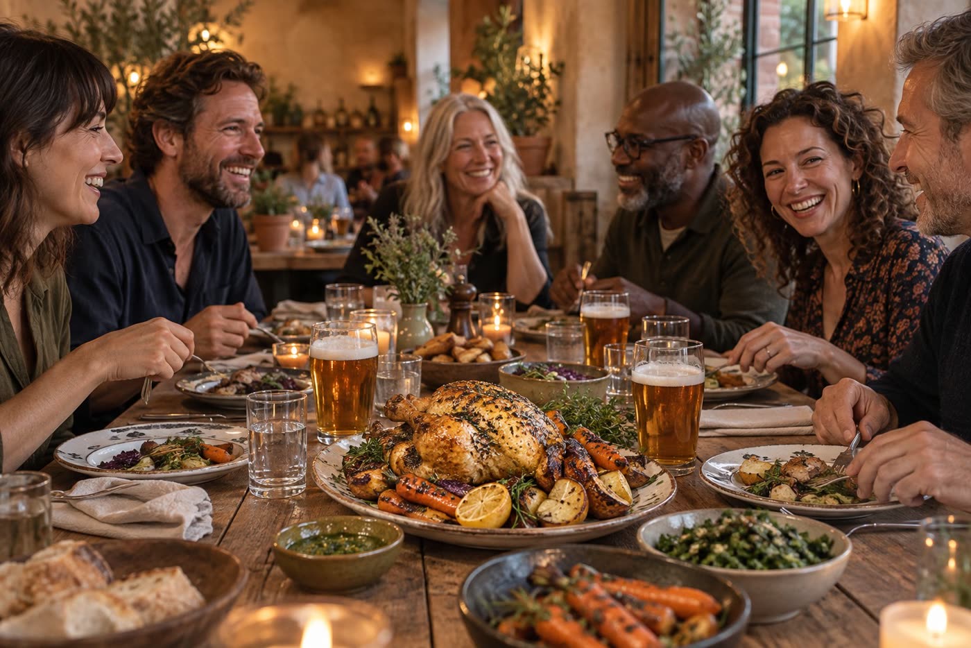 Gather & Grain campaign food photography